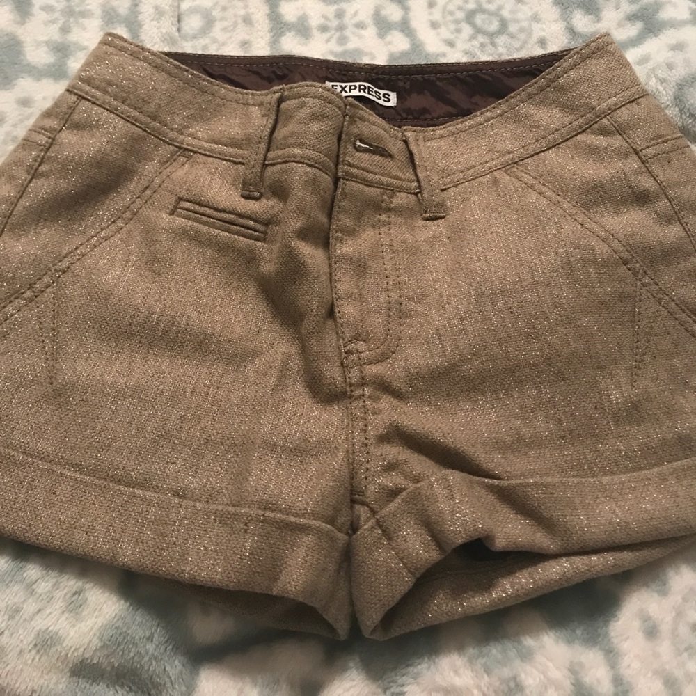 Express Shorts 0 Khaki